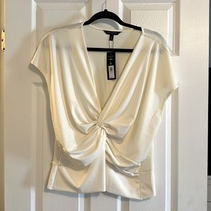 Banana republic, cream, colored, new with tags blouse